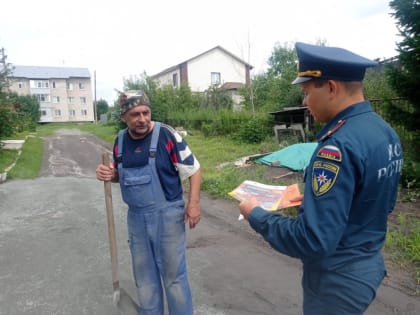 Жителям микрорайона Новосиликатный напоминают правила пожарной безопасности