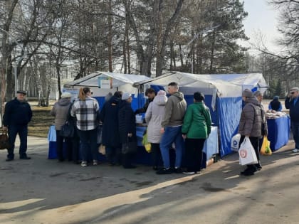 Продовольственная  ярмарка прошла в Индустриальном районе