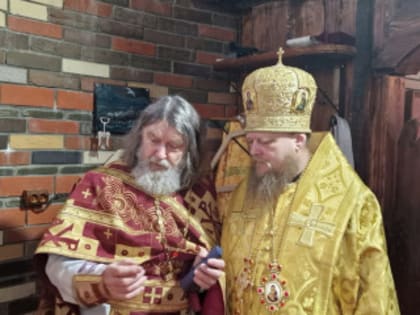 Епископ Рубцовский и Алейский встретился со знаменитым путешественником Фёдором Конюховым