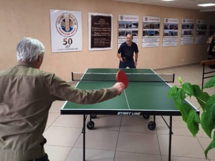 В Ленинском районе состоялись соревнования по настольному теннису среди ветеранских общественных организаций