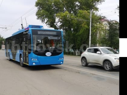 В Рубцовске на линию вышел новый троллейбус