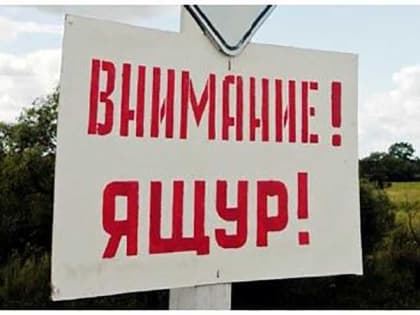 ПАМЯТКА НАСЕЛЕНИЮ ПО ПРОФИЛАКТИКЕ ЯЩУРА ЖИВОТНЫХ