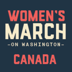Women's March on Washington Canada logo.