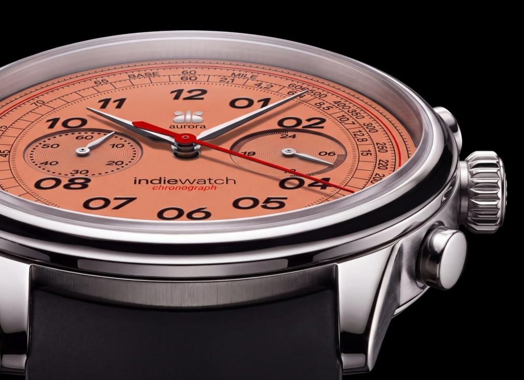Reloj IndieWatch Trencadís Coral — El amanecer sobre el arrecife
