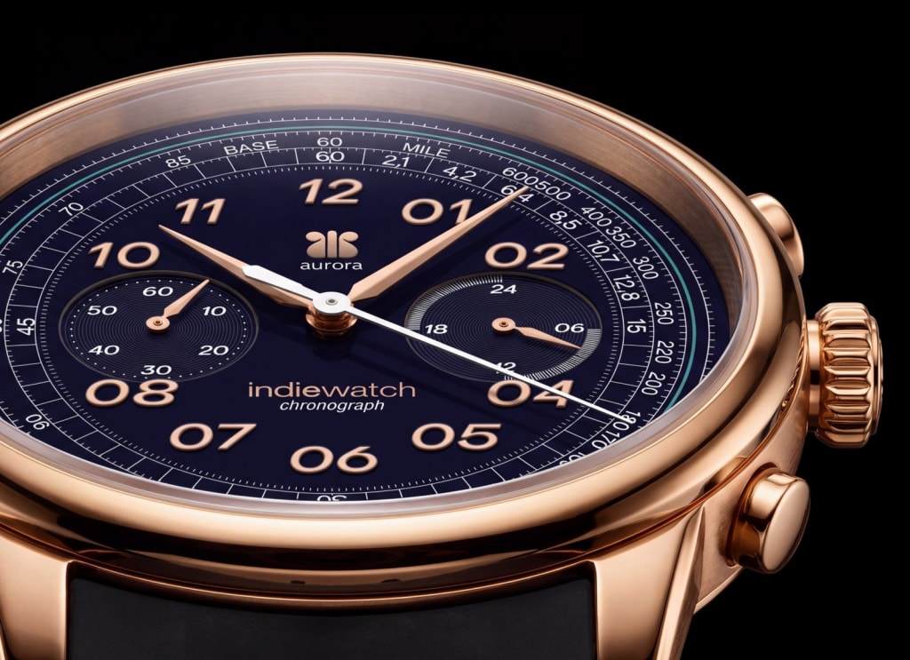Reloj IndieWatch Trencadís Mar del Sur — El Pacífico al alba