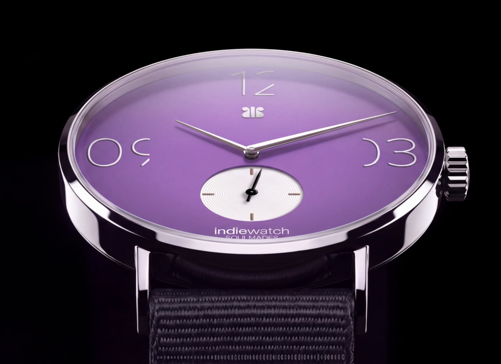 Reloj IndieWatch Trencadís Malasaña — Lavanda de pista