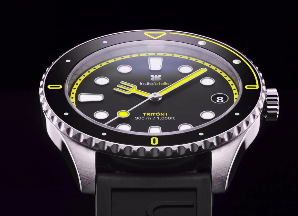 Reloj IndieWatch Trencadís Restinga — Negro de lava