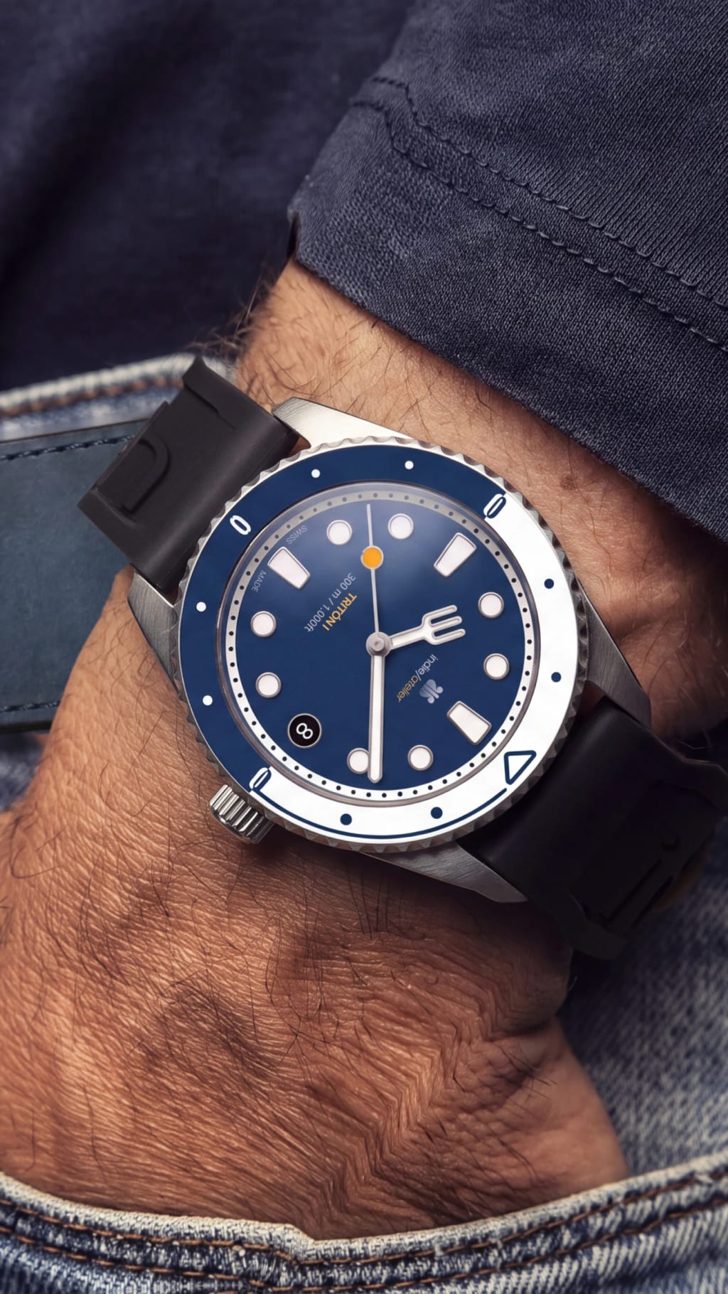 Reloj IndieWatch Trencadís Tabarca — Treinta y ocho milímetros