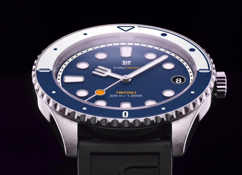 Reloj IndieWatch Trencadís Tabarca — La bandera blanca y azul