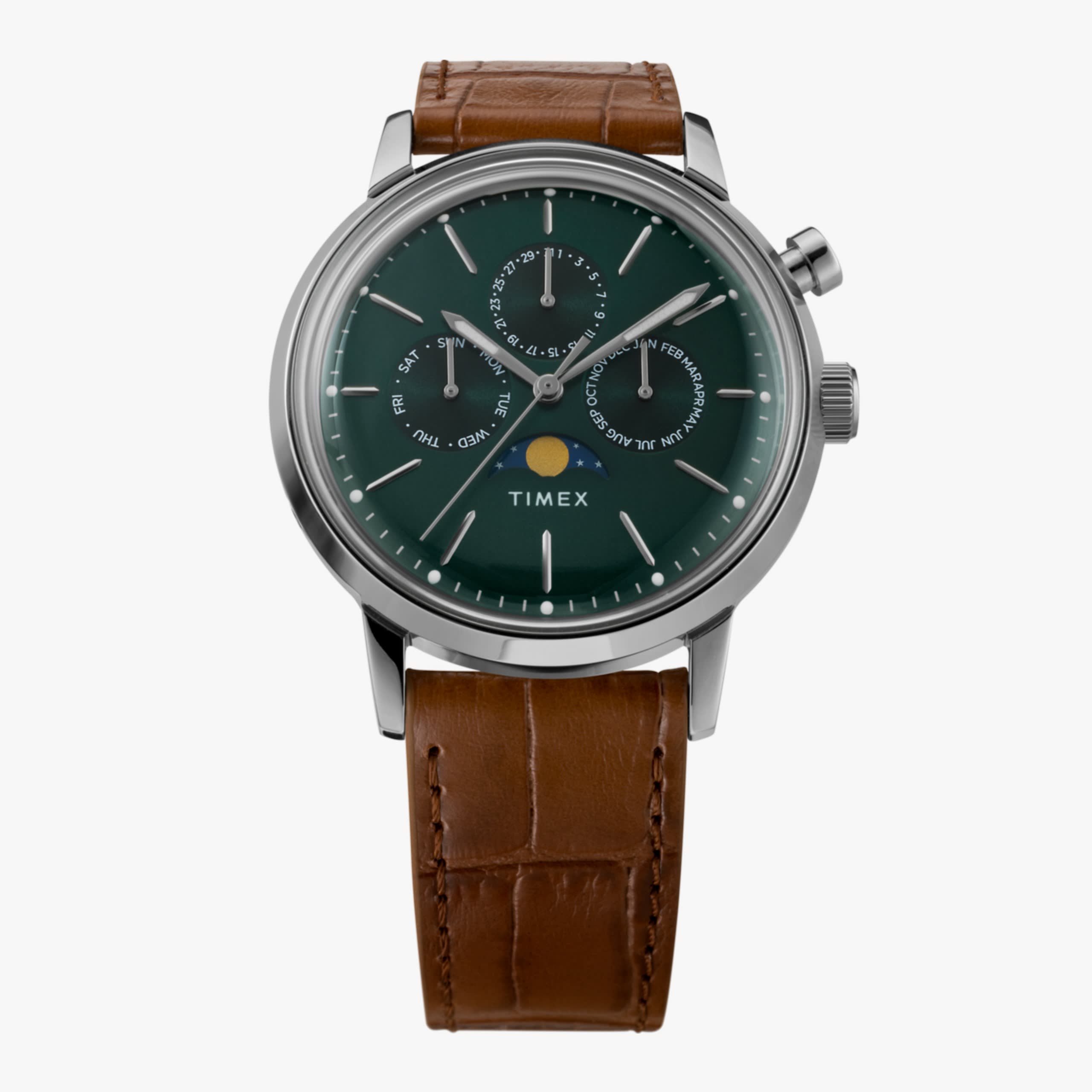 Timex Con Botn Timex Marlin® Moon Phase | World Watch Museum
