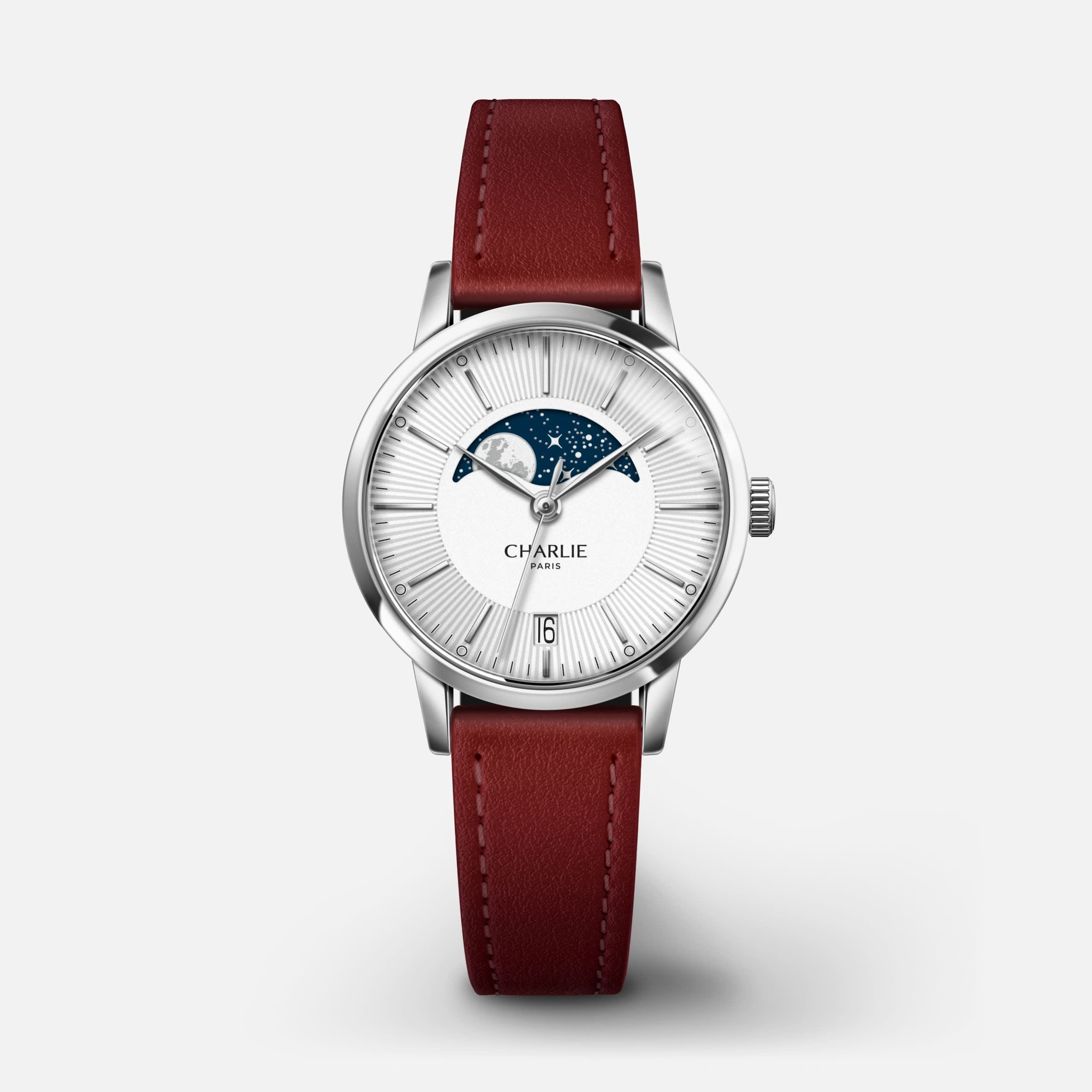 Sully Watch Charlie Paris SULLY – Moon Phase – Steel – World Watch Museum – The ...