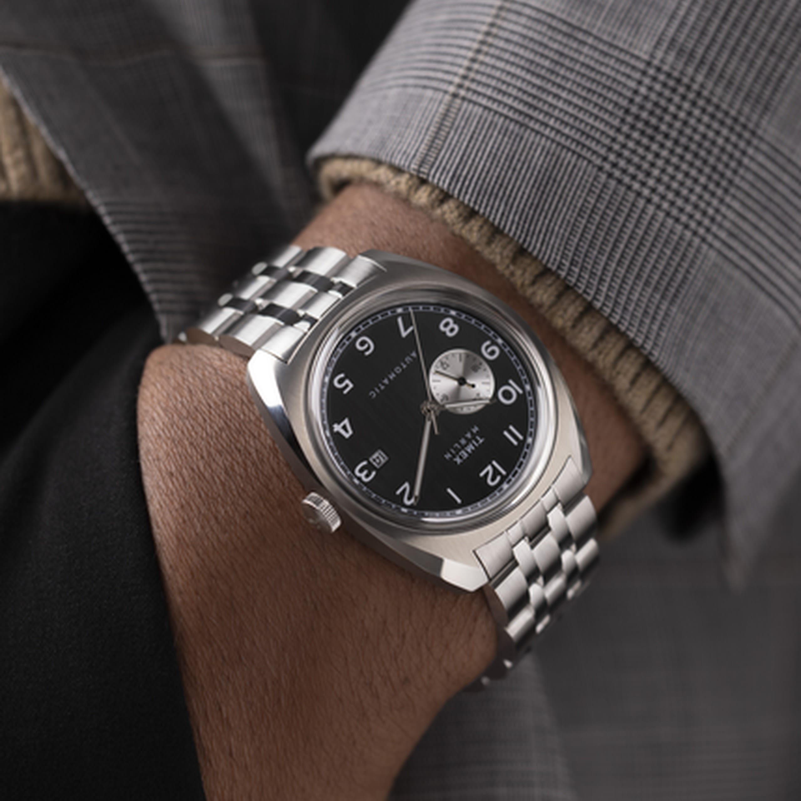 Timex Con Botn Timex Marlin 39mm Stainless Steel Bracelet Watch | World Watch Museum