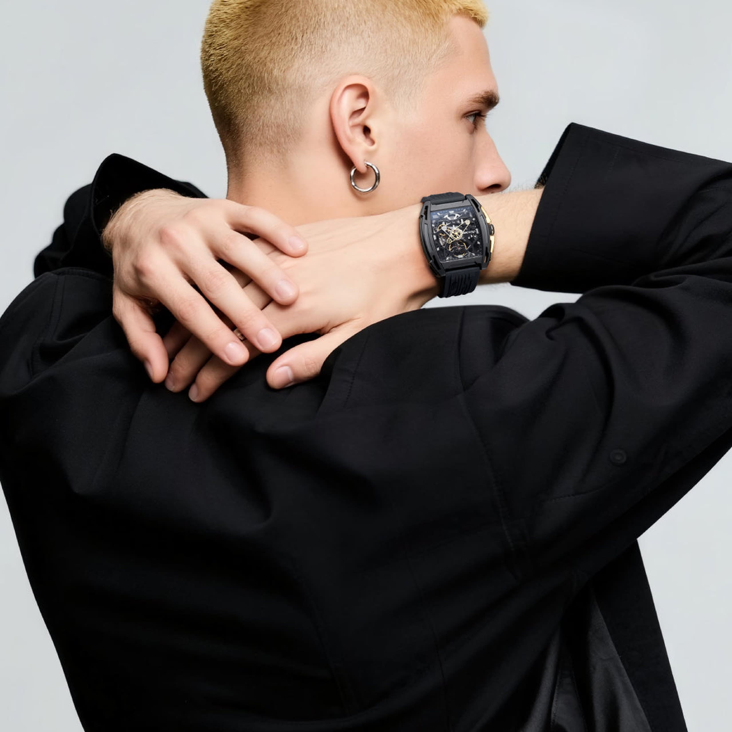 Skeleton Edge Ciga Design Automatic Skeleton Edge Exploration Black | World Watch Museum