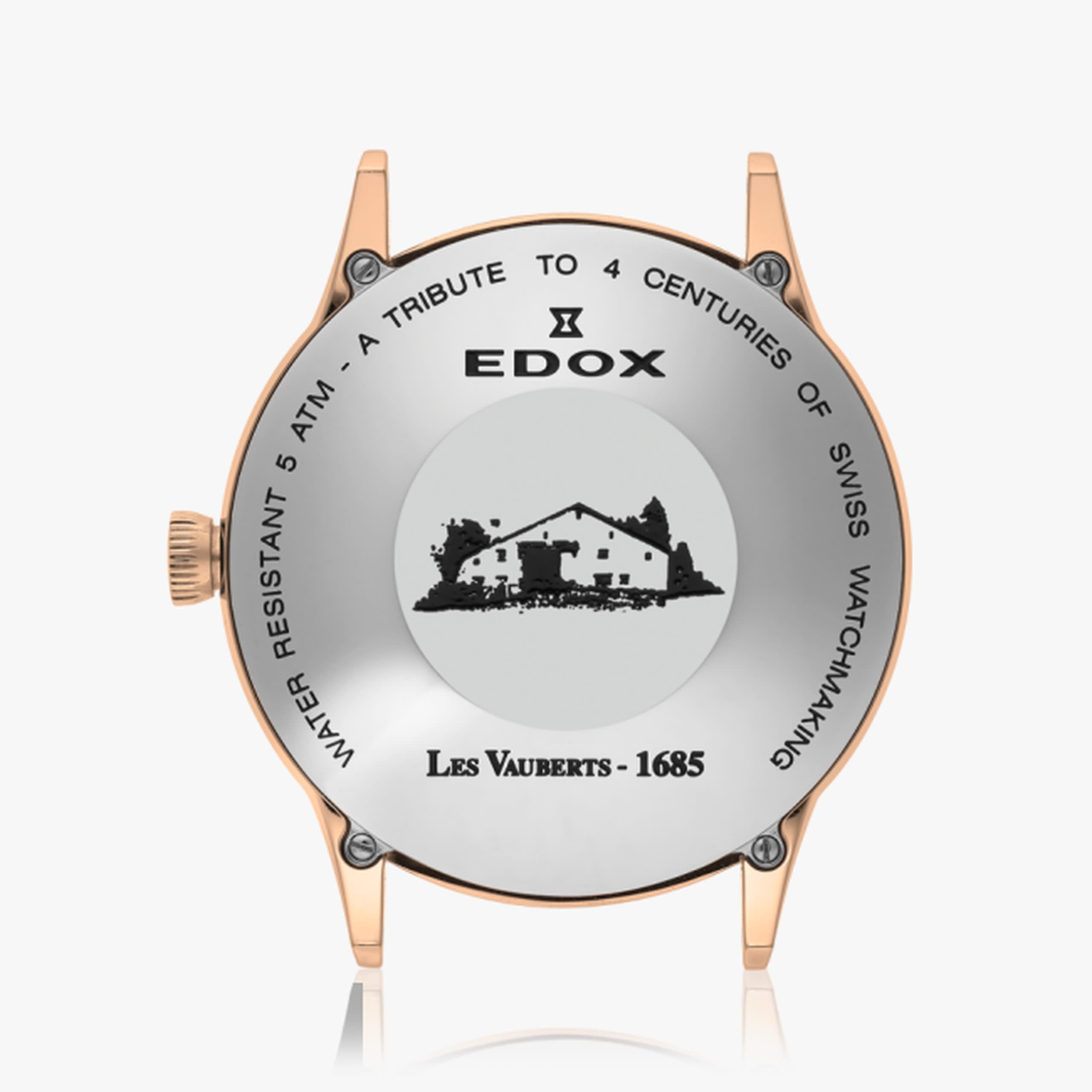 Edox Les Vauberts Open Heart Automatic | World Watch Museum