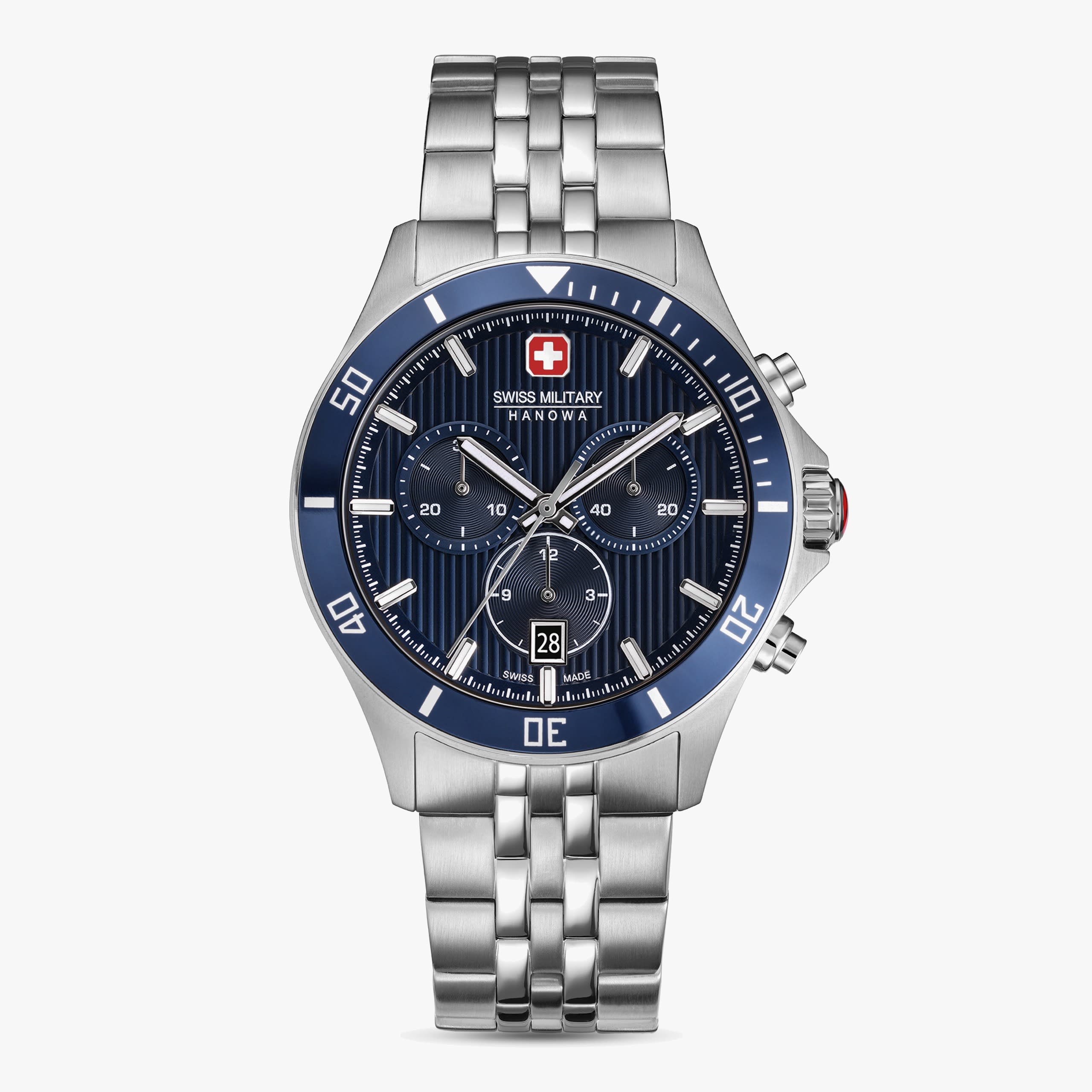 Swiss Military Hanowa Flagship Heritage Chrono – Blue | World