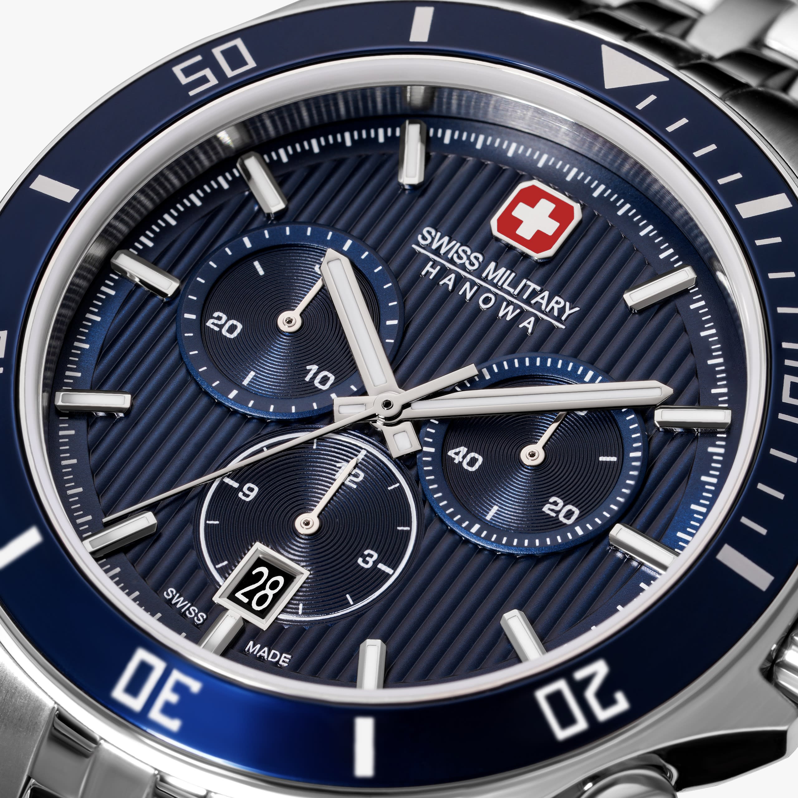 Swiss Military Hanowa Flagship Heritage Chrono – Blue | World