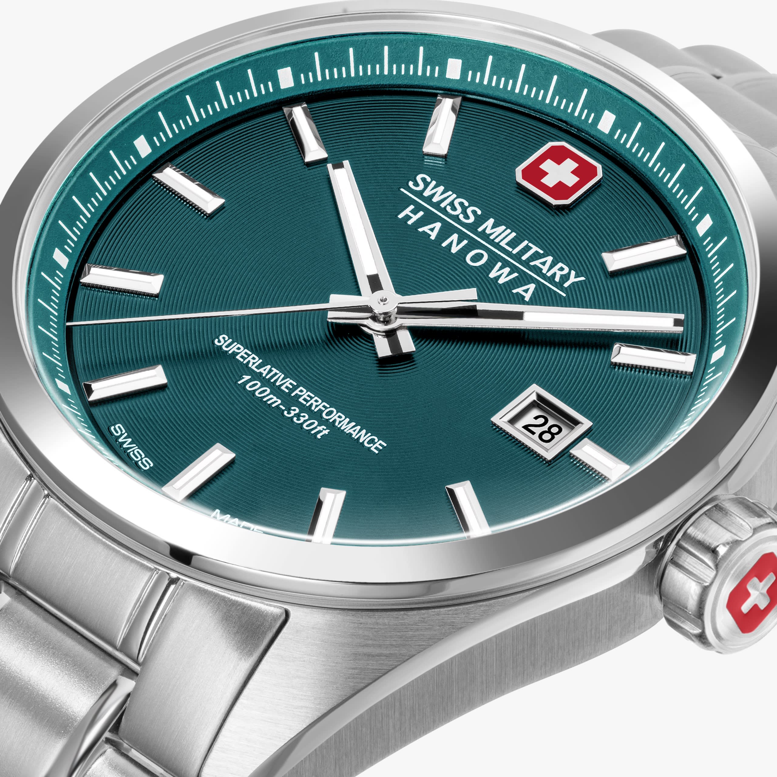 Swiss Military Hanowa Pioneer – Green | World Watch Museum