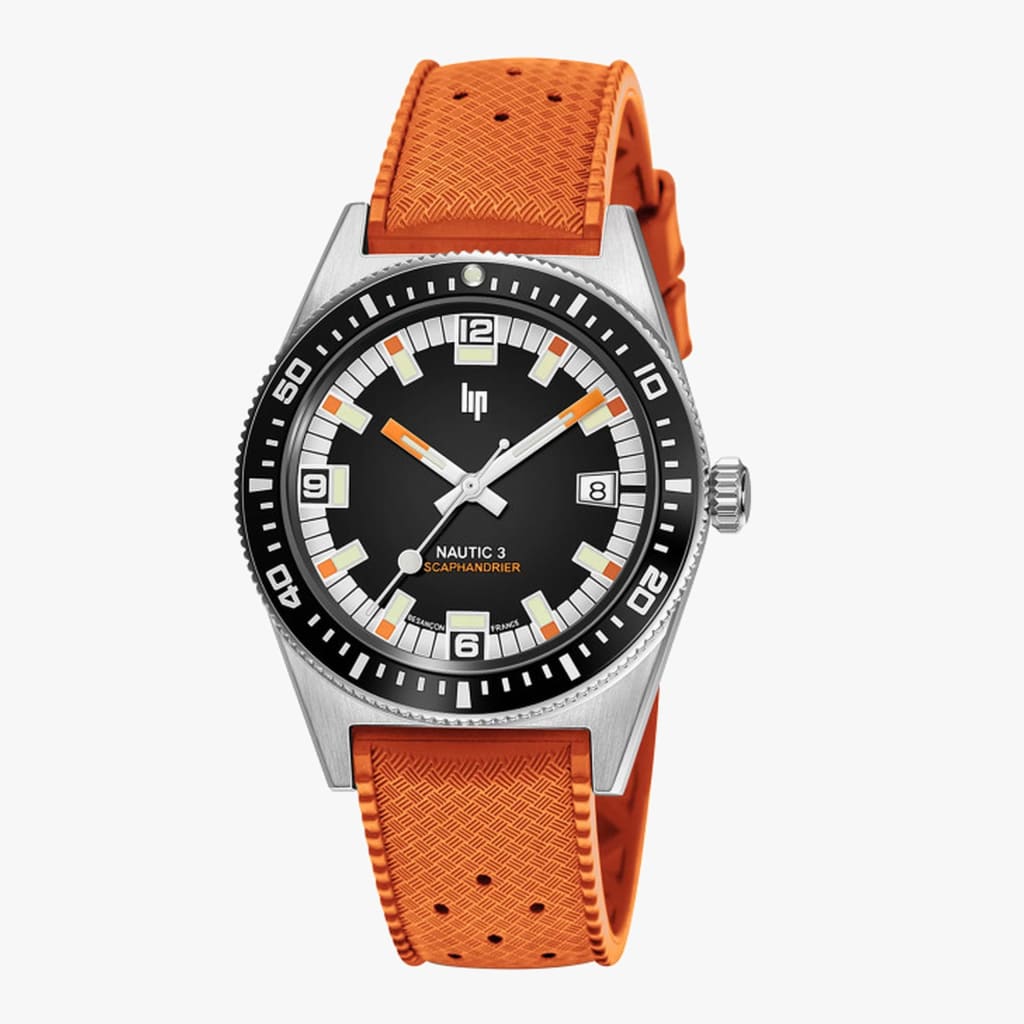 Lip Nautic 3 Automatic Firefighter Rescue Swimmer 39 mm