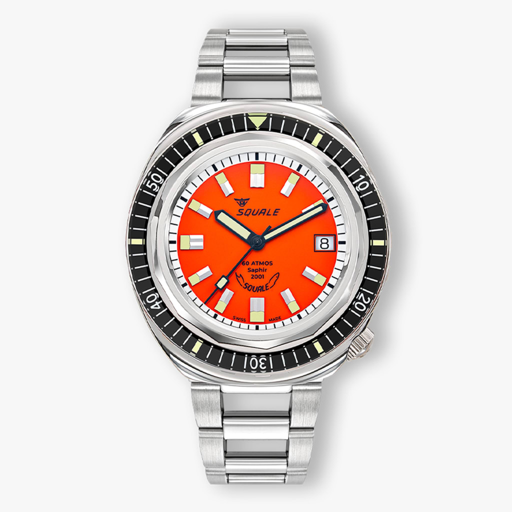 Squale 2001 Reverse Orange