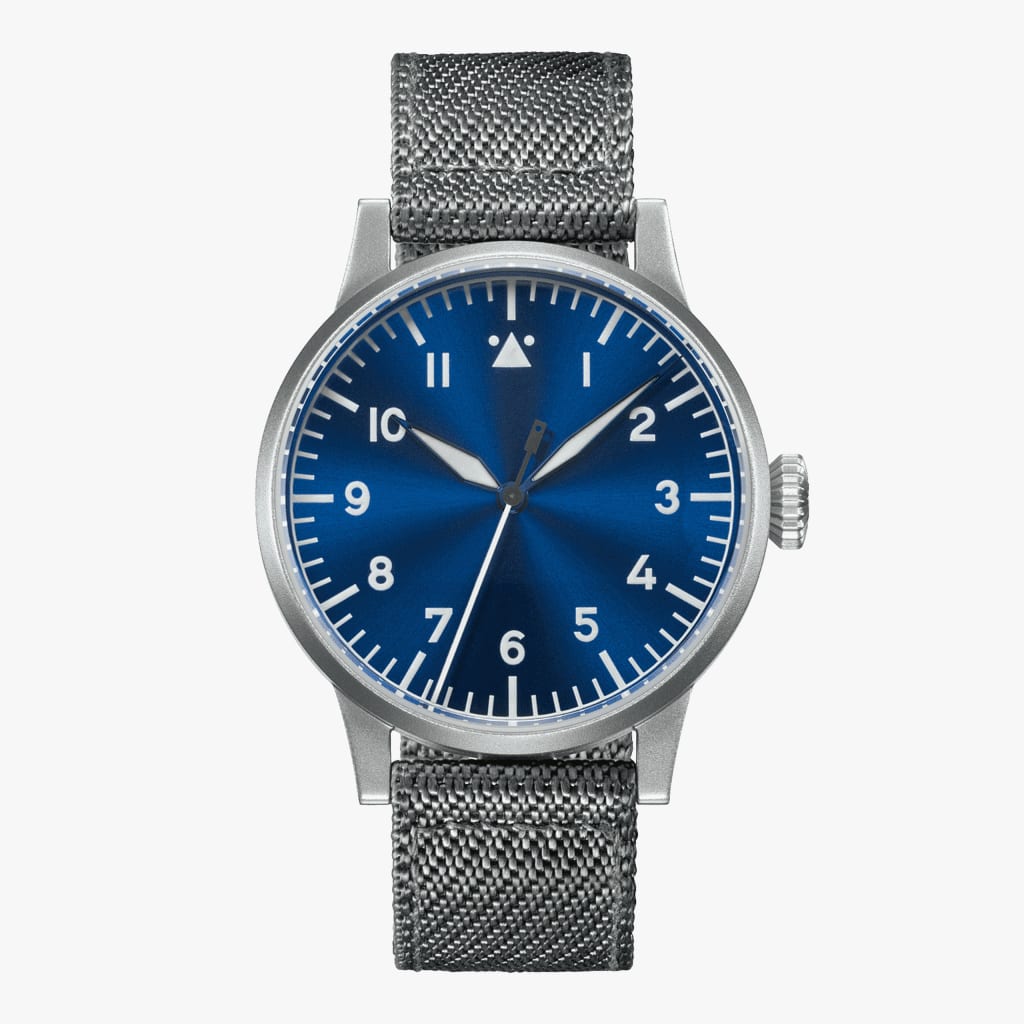 Laco Pilot Watch ORIGINAL Memmingen Blaue Stunde