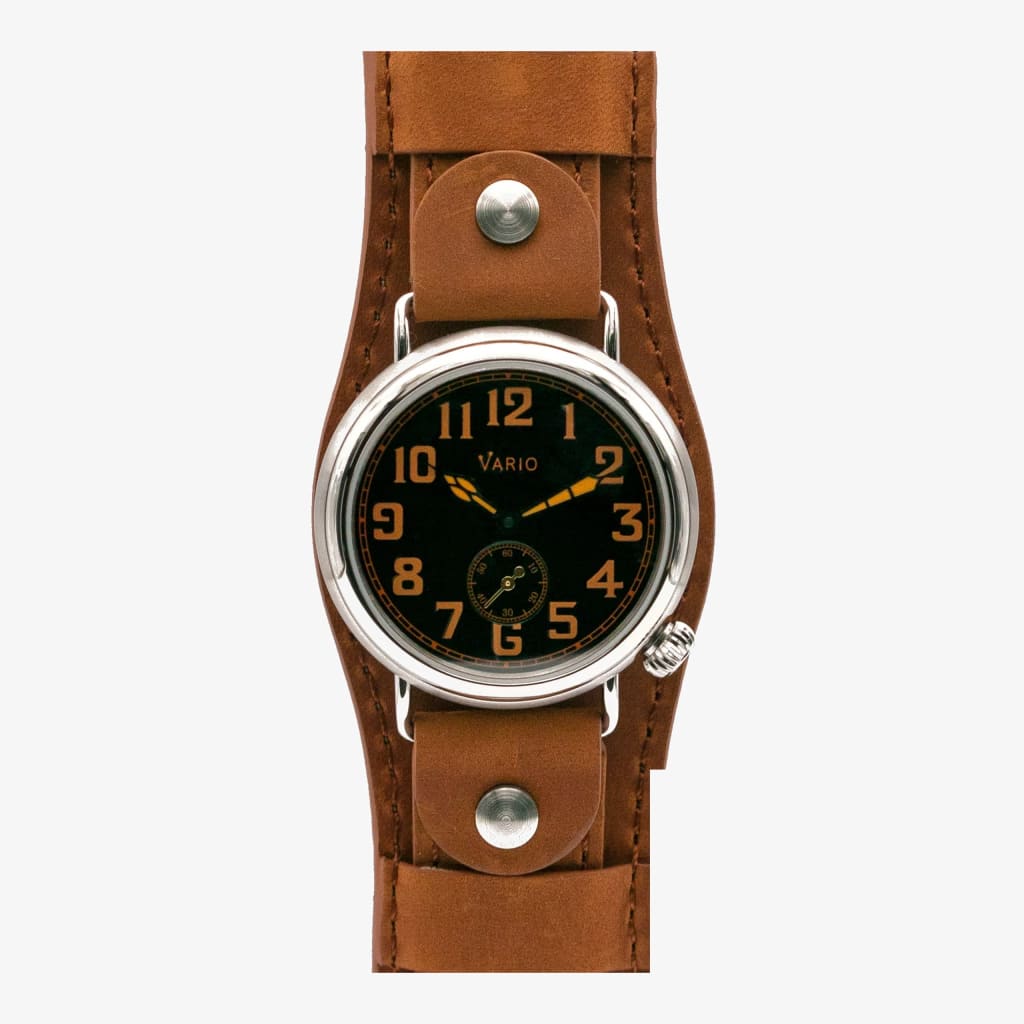 Vario 1918 Trench Black Dial with Orange Lume