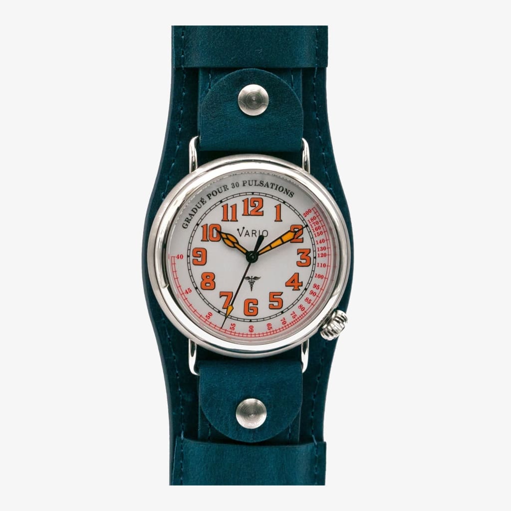 Vario 1918 Medic White Dial with Orange Lume
