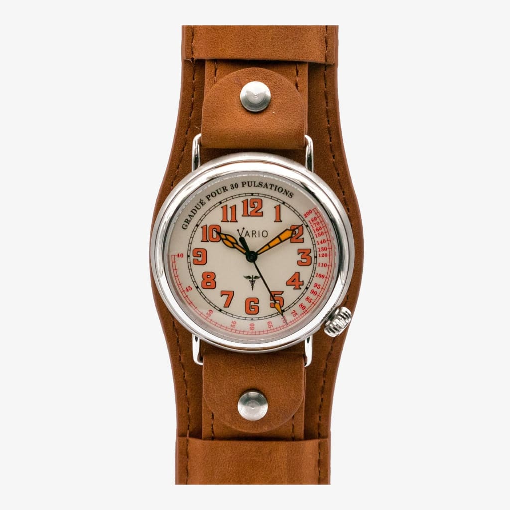 Vario 1918 Medic Cream Dial with Orange Lume