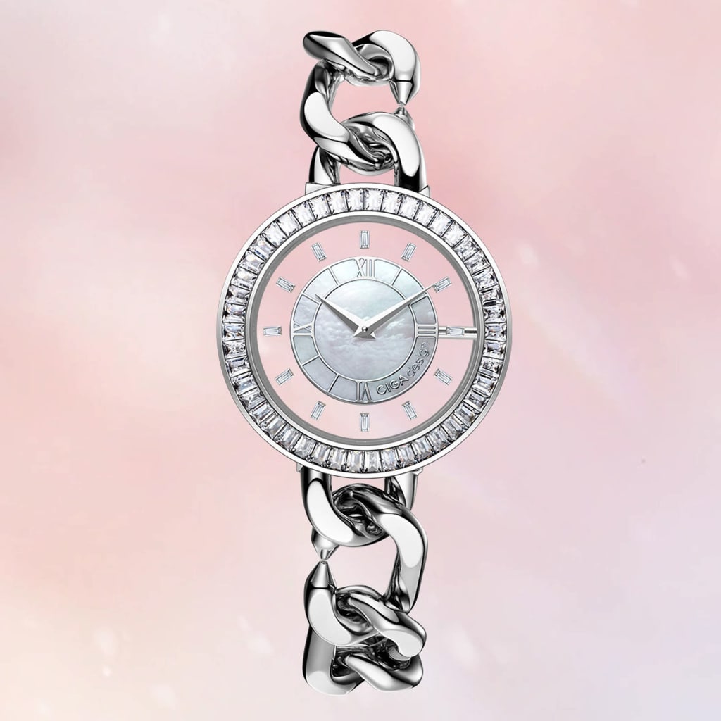 Ciga Design Artist Sparkle Collection Silver Steel Bracelet