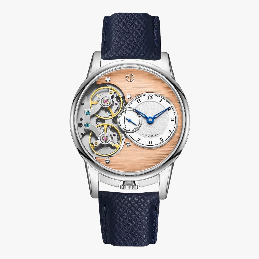 Md Watches Connemara Coralis Persian Indigo dark blue leather strap