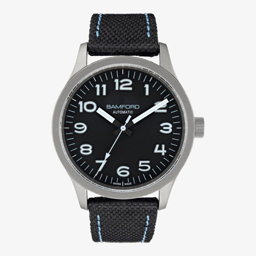 Bamford London B80 Modern Black/Aqua