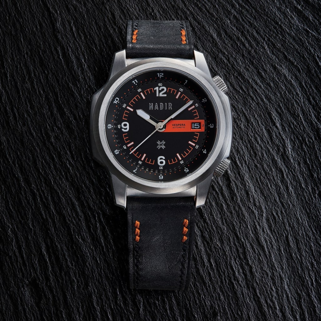 Nadir Vespera Black Italian Leather