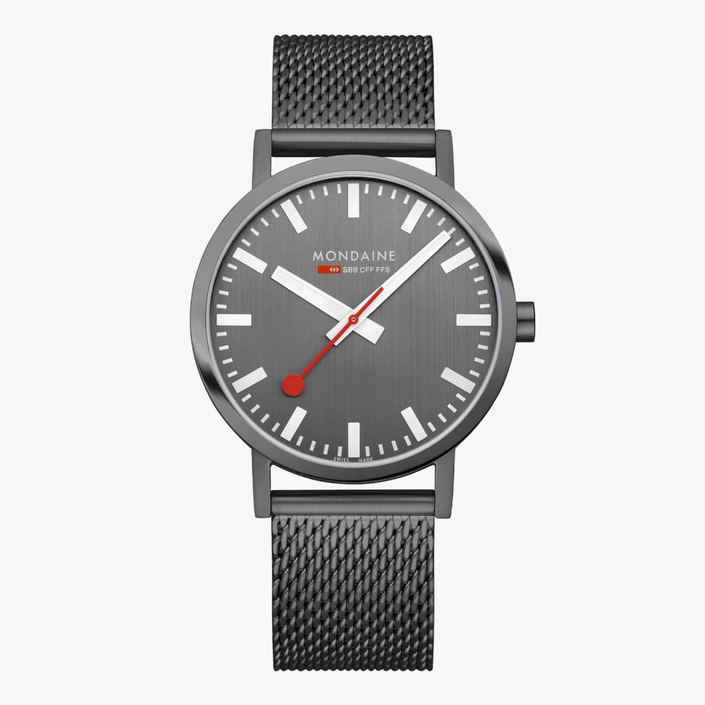 Reloj Mondaine SBB Classic - IP Grey mate (40mm)