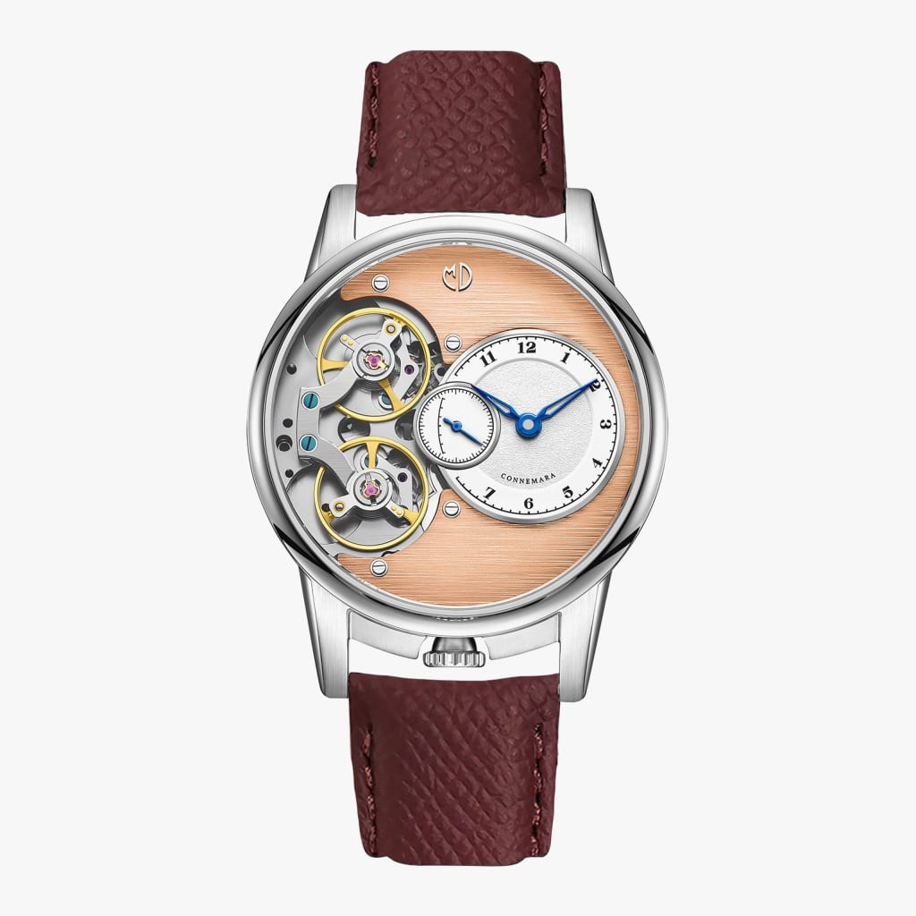 Md Watches Connemara Coralis Rich Chestnut Dark Brown leather strap