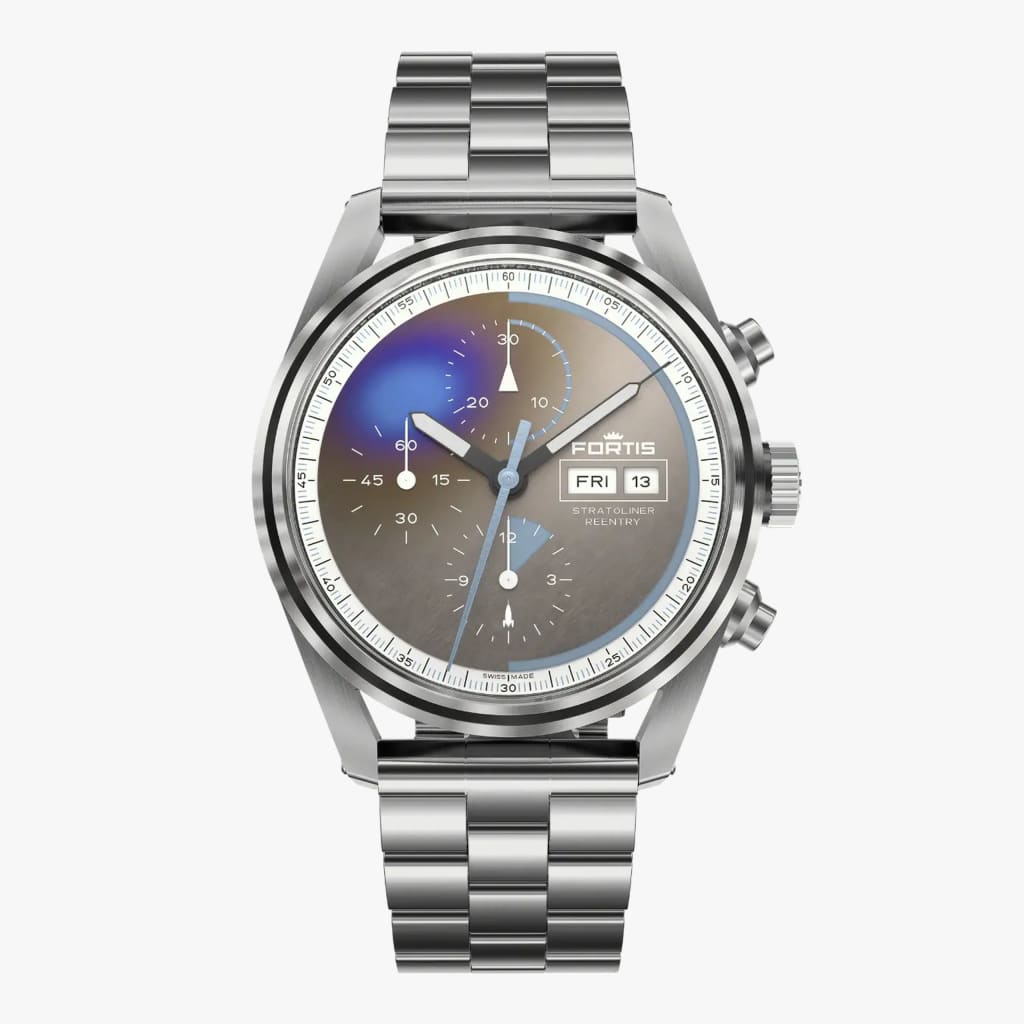 Fortis Stratoliner S-41 - Reentry Edition / Block Bracelet
