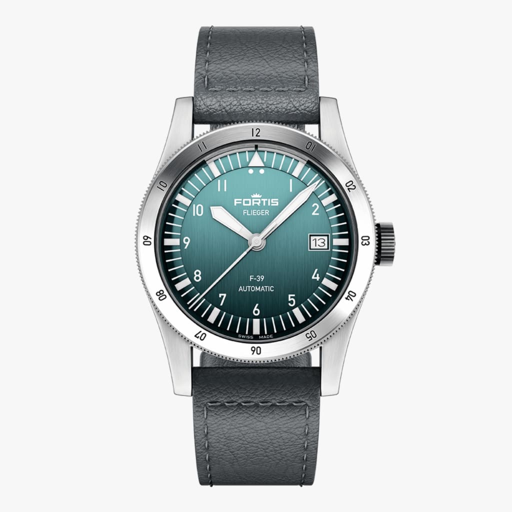 Fortis Flieger F-39 - Petrol / Aviator Strap