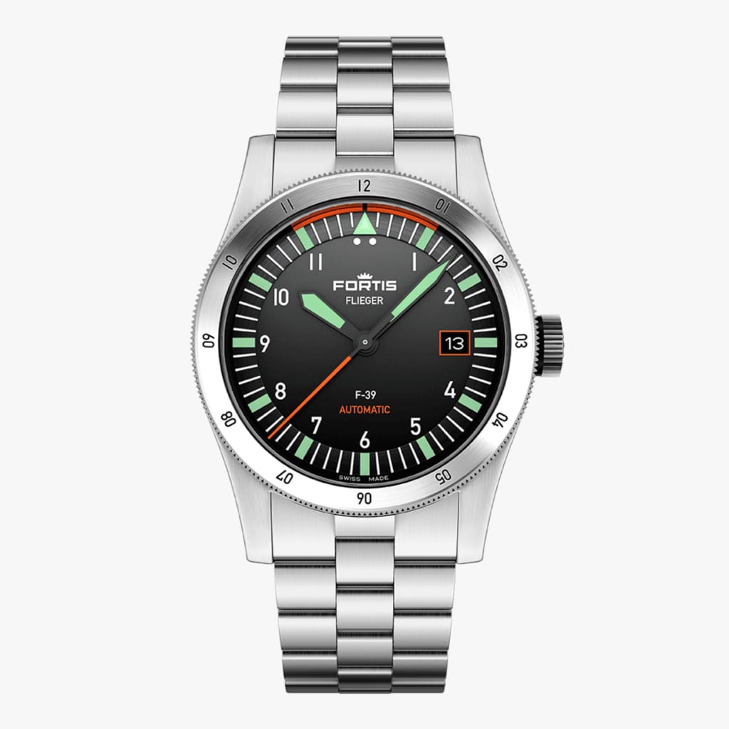 Fortis Flieger F-39 - Original / Block Bracelet