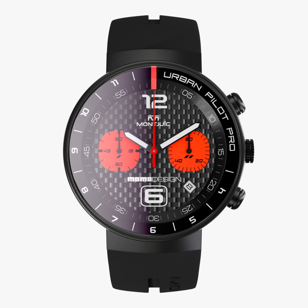 Montjuïc Urban Pilot PRO Red Black PVD