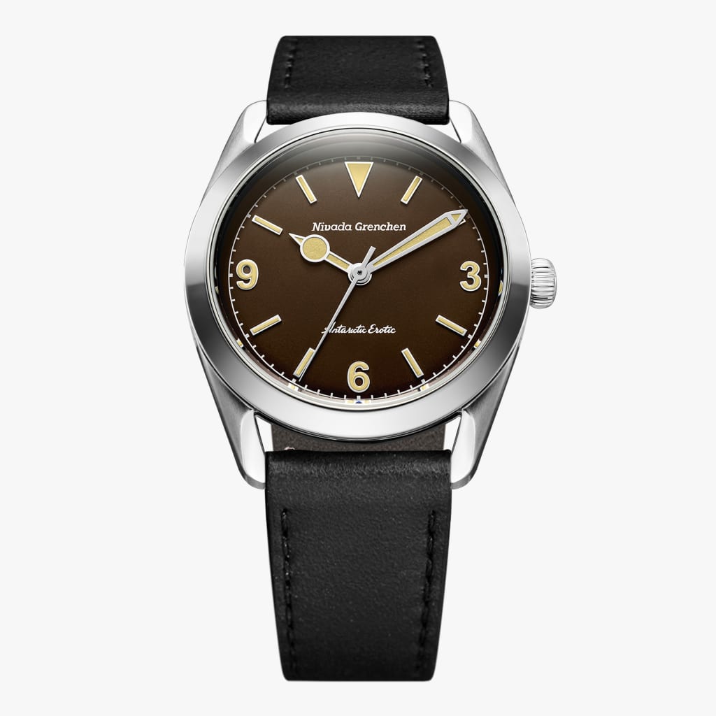 Nivada Antarctic Erotic - Brown - Black Leather