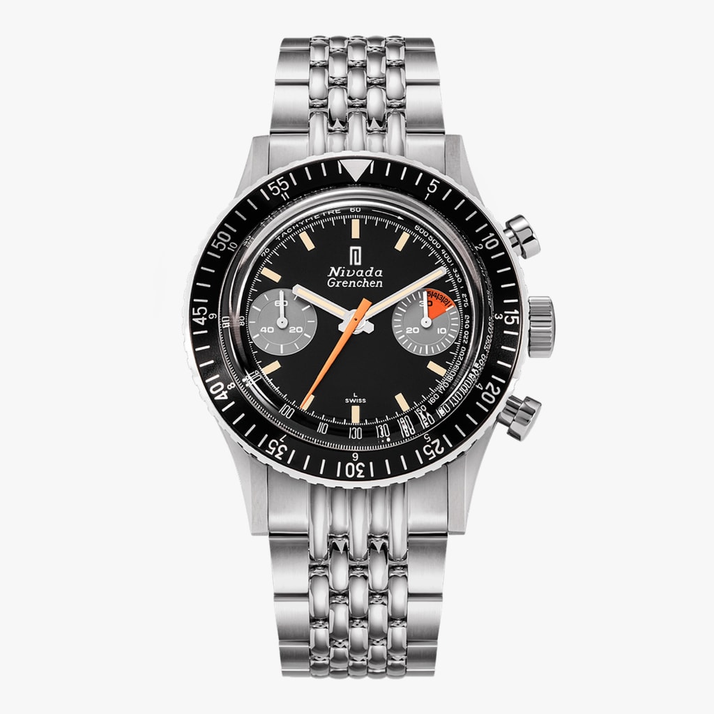 Nivada Orange Boy "SL" INTER.BEZEL - Manual - Beads of Rice Bracelet