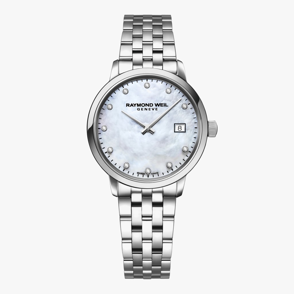 Raymond Weil Toccata Ladies White Mother-of-Pearl Diamond Quartz Watch