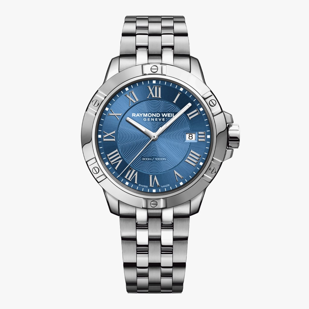 Raymond Weil Tango Classic Men's Quartz Steel Blue Bracelet Watch