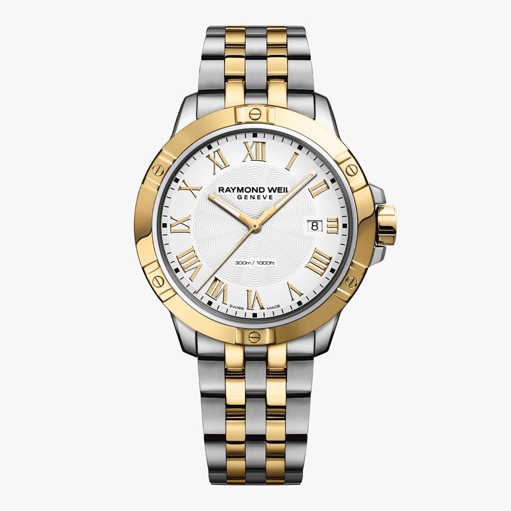 Raymond Weil Tango Classic Men's Quartz Two-tone Gold Steel Bracelet Watch