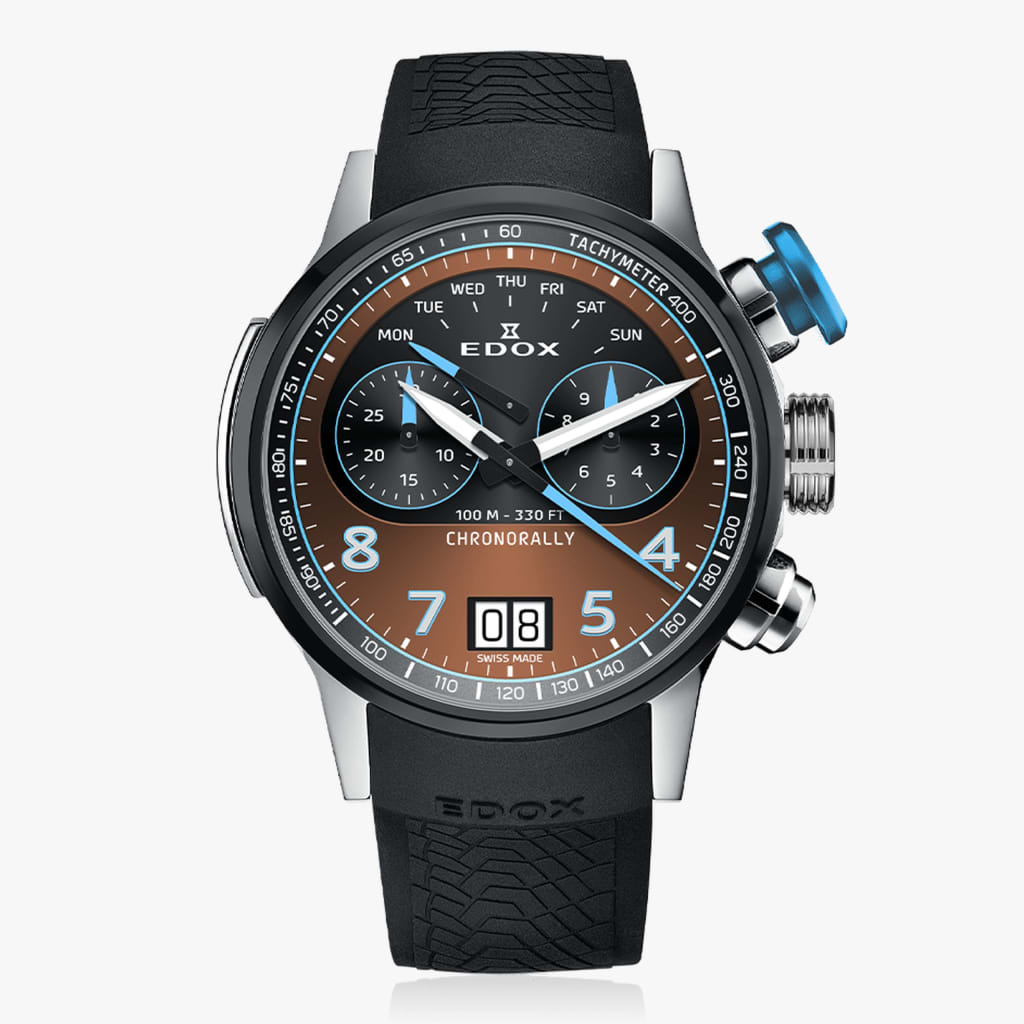 Edox Chronorally Chronograph 45