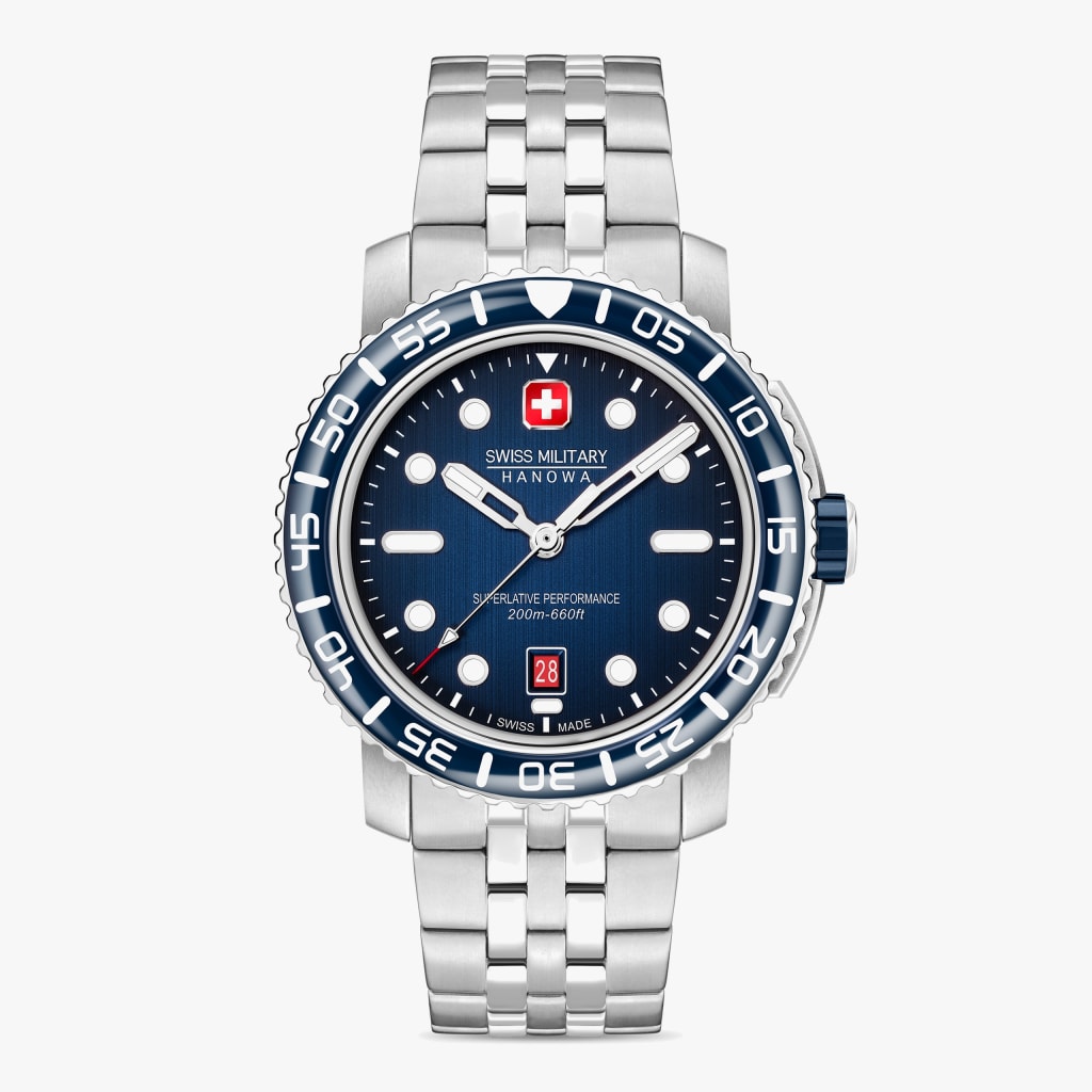 Swiss Military Hanowa Black Marlin - Blue
