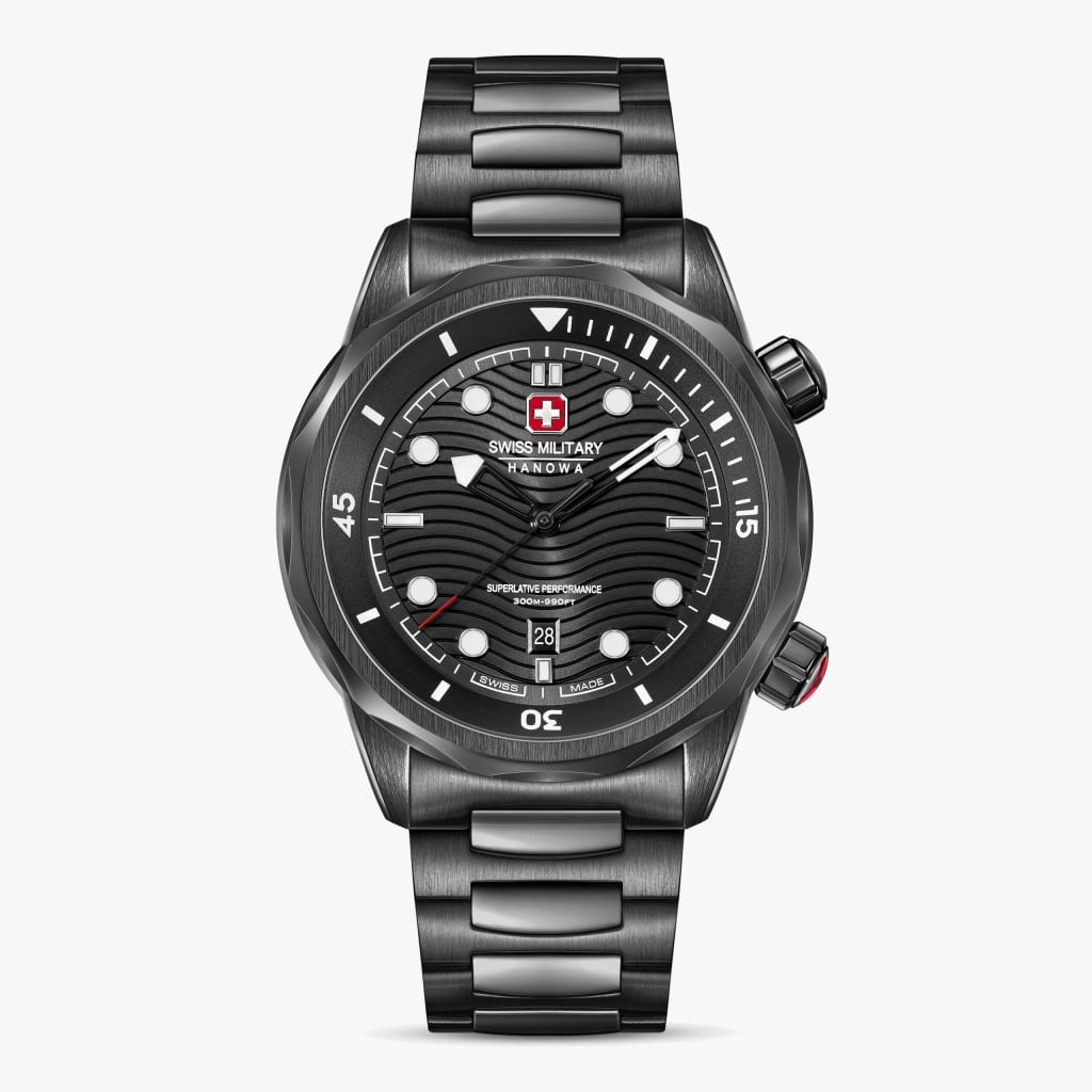 Swiss Military Hanowa Breakwater - Black