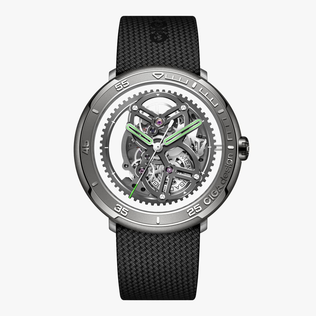 Ciga Design RACING-INSPIRED Automatic Skeleton Vector Titanium Alloy