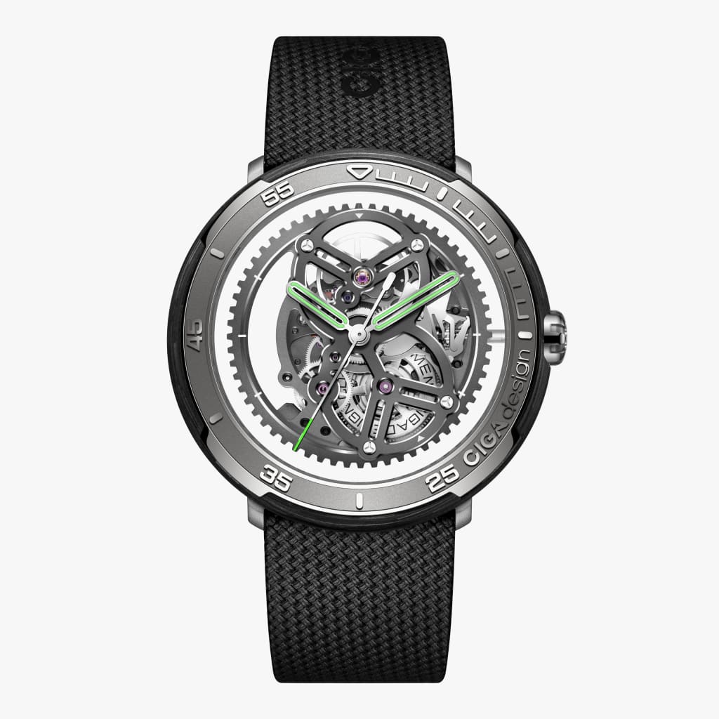 Ciga Design RACING-INSPIRED Automatic Skeleton Vector Carbon Fiber