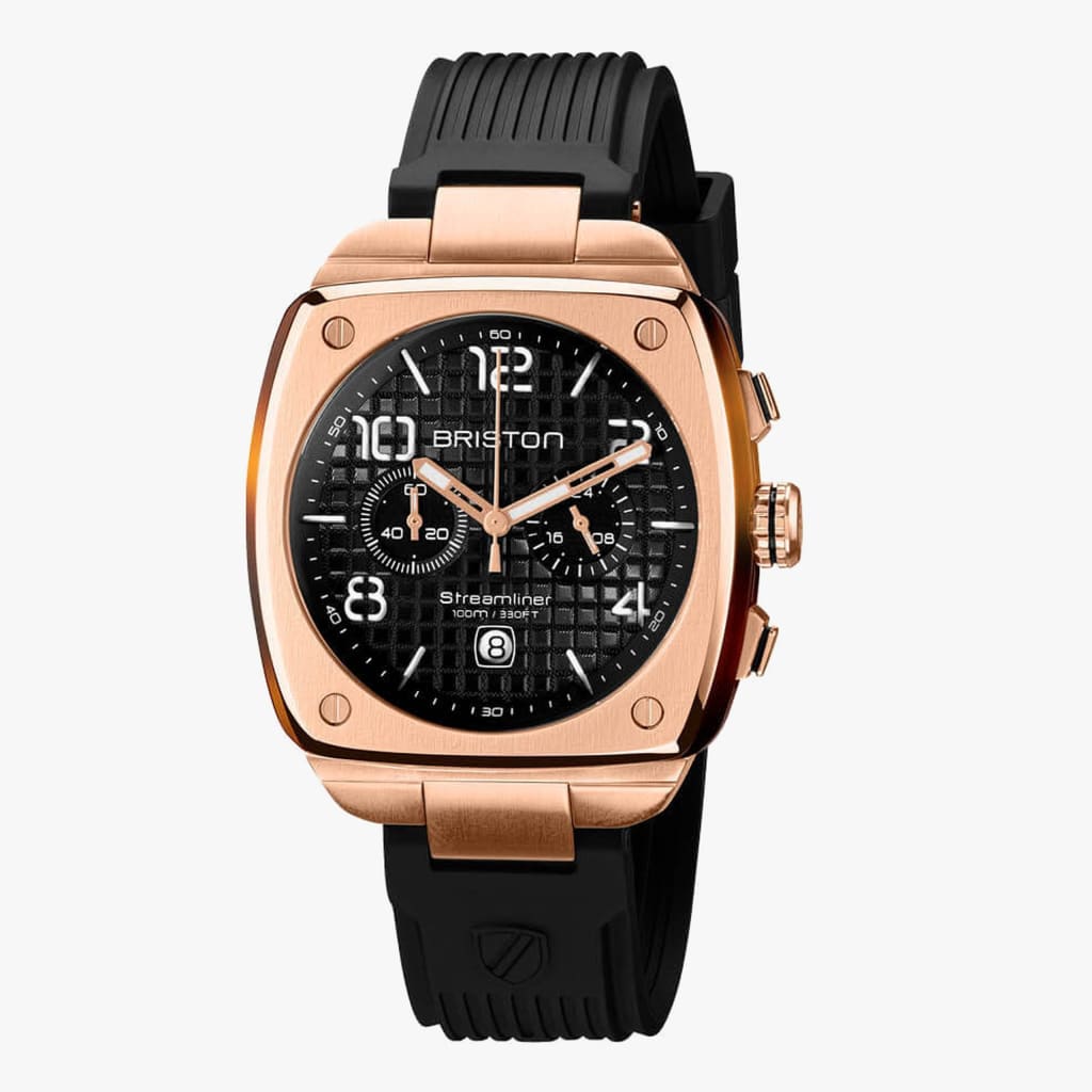 Briston Streamliner Urban - Chrono - Gold - Negro
