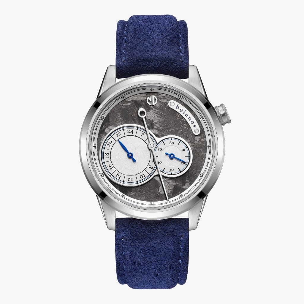 MD Watches Supernatural Belenos Suede Velvet Blue