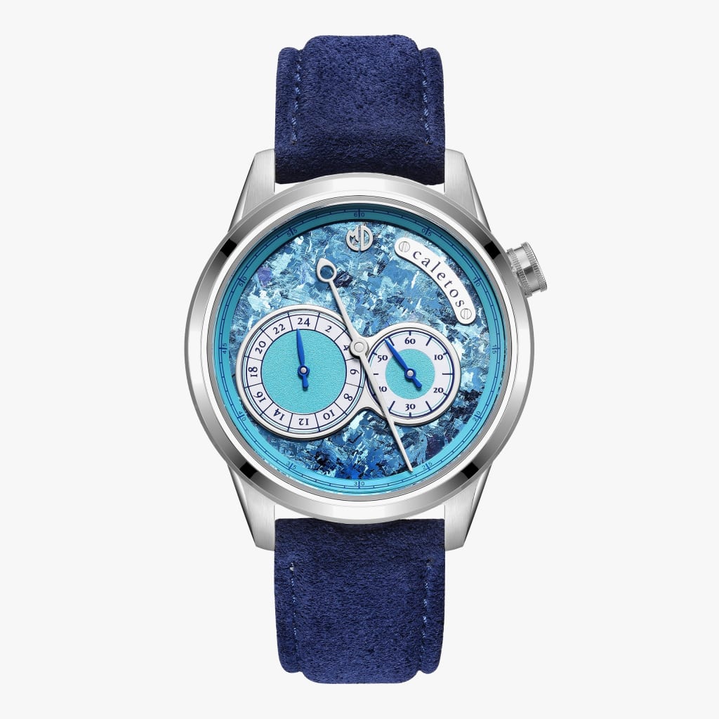 MD Watches Supernatural Caletos Unisex Suede Velvet Blue